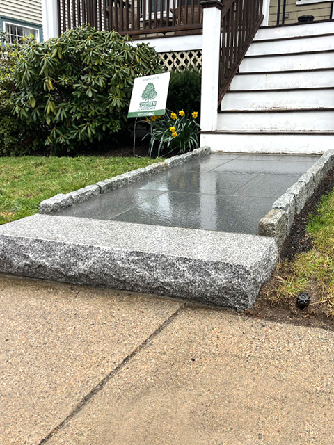 Beautiful new Blue Stone Walkway